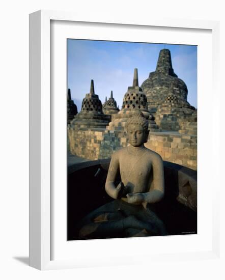 Borobudur Temple, Java, Indonesia-Steve Vidler-Framed Photographic Print