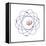 Boron, Atomic Model-Friedrich Saurer-Framed Premier Image Canvas