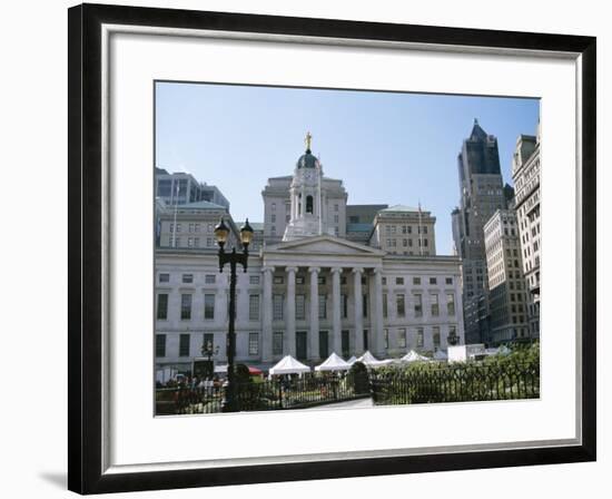 Borough Hall, Brooklyn, New York, USA-Jean Brooks-Framed Photographic Print