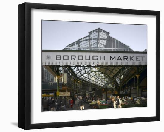 Borough Market, London. Entrance and Sign-Richard Bryant-Framed Photographic Print