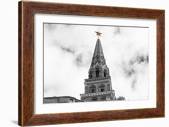 Borovitskaya Tower of Moscow Kremlin-Banauke-Framed Photographic Print