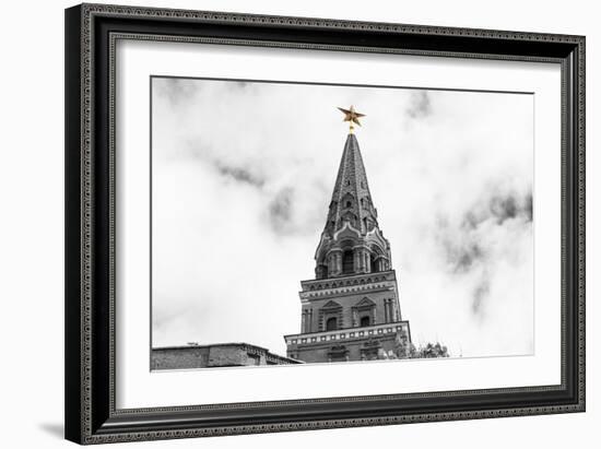 Borovitskaya Tower of Moscow Kremlin-Banauke-Framed Photographic Print