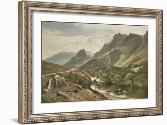 Borrowdale, Cumberland-Sidney Richard Percy-Framed Giclee Print