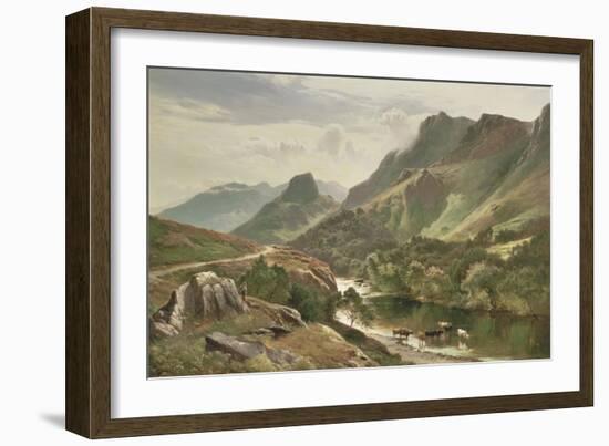 Borrowdale, Cumberland-Sidney Richard Percy-Framed Giclee Print