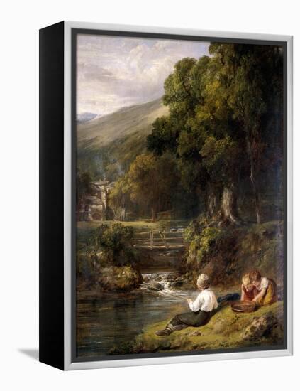 Borrowdale, Cumbria, 1821-William Collins-Framed Premier Image Canvas