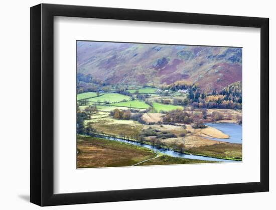 Borrowdale from Surprise View in Ashness Woods, Lake District Nat'l Pk, Cumbria, England, UK-Mark Sunderland-Framed Photographic Print