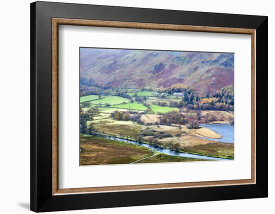 Borrowdale from Surprise View in Ashness Woods, Lake District Nat'l Pk, Cumbria, England, UK-Mark Sunderland-Framed Photographic Print