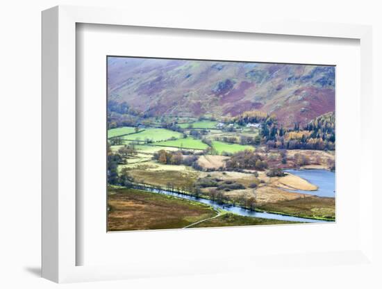 Borrowdale from Surprise View in Ashness Woods, Lake District Nat'l Pk, Cumbria, England, UK-Mark Sunderland-Framed Photographic Print