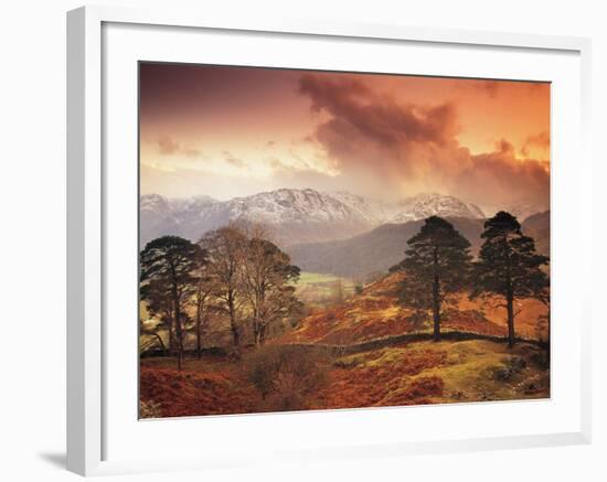 Borrowdale, Lake District, Cumbria, England-Peter Adams-Framed Photographic Print