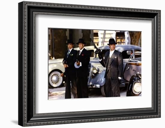 Borsalino and Co by Jacques Deray with Alain Delon, 1974 (photo)-null-Framed Photo