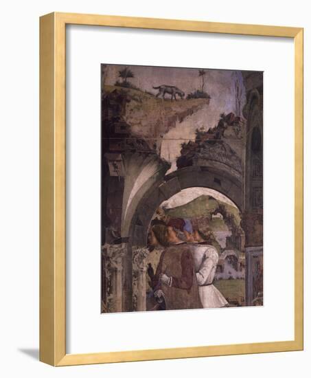 Borso D'Este Hunting Scene from Month of March, Circa 1470-Francesco del Cossa-Framed Giclee Print