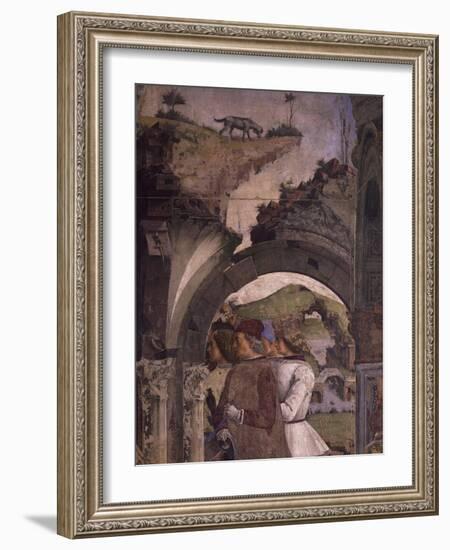 Borso D'Este Hunting Scene from Month of March, Circa 1470-Francesco del Cossa-Framed Giclee Print