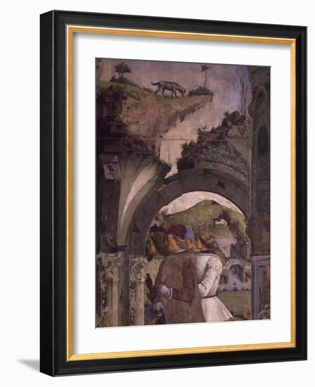 Borso D'Este Hunting Scene from Month of March, Circa 1470-Francesco del Cossa-Framed Giclee Print