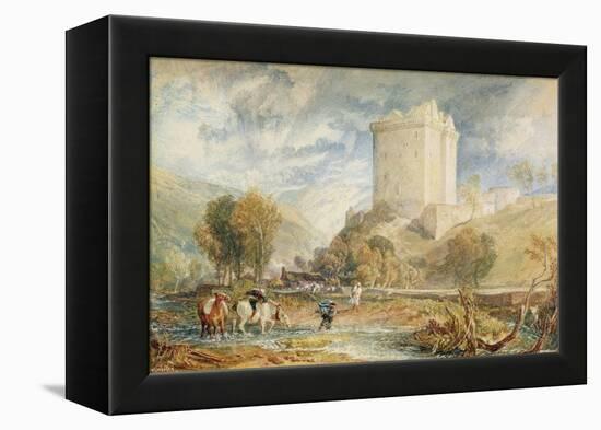 Borthwick Castle, 1818-J. M. W. Turner-Framed Premier Image Canvas