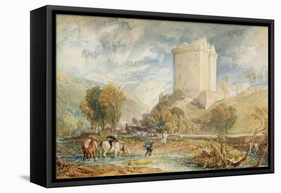 Borthwick Castle, 1818-J. M. W. Turner-Framed Premier Image Canvas