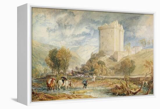 Borthwick Castle, 1818-J. M. W. Turner-Framed Premier Image Canvas