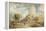 Borthwick Castle, 1818-J. M. W. Turner-Framed Premier Image Canvas