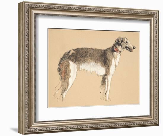 Borzoi, 1930, Illustrations from His Sketch Book Used for 'Just among Friends', Later Published by-Cecil Charles Windsor Aldin-Framed Giclee Print