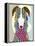 Borzoi Russian Wolfhound-Lanre Adefioye-Framed Premier Image Canvas