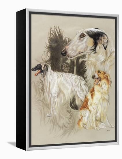 Borzoi-Barbara Keith-Framed Premier Image Canvas