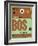 BOS Boston Luggage Tag 1-NaxArt-Framed Art Print