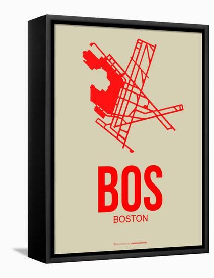 Bos Boston Poster 1-NaxArt-Framed Stretched Canvas