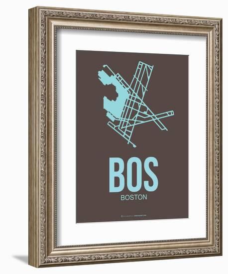 Bos Boston Poster 2-NaxArt-Framed Art Print