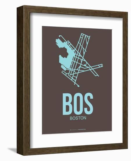 Bos Boston Poster 2-NaxArt-Framed Art Print