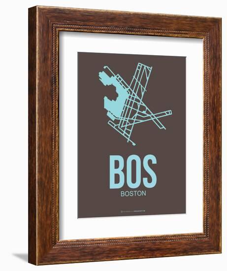 Bos Boston Poster 2-NaxArt-Framed Art Print