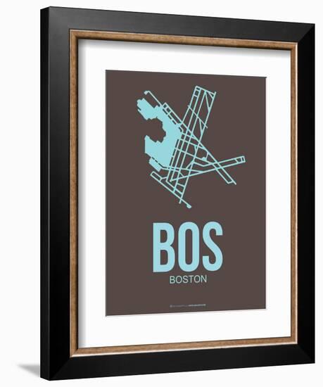 Bos Boston Poster 2-NaxArt-Framed Art Print