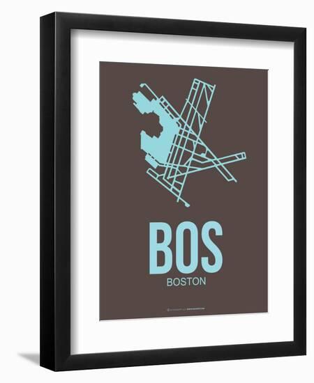 Bos Boston Poster 2-NaxArt-Framed Art Print