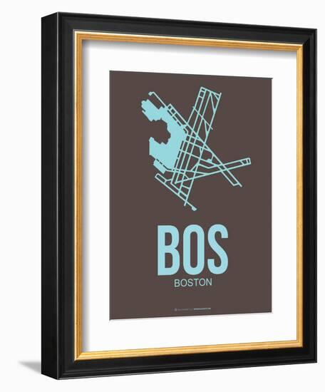 Bos Boston Poster 2-NaxArt-Framed Art Print