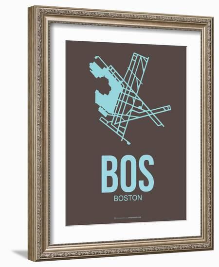 Bos Boston Poster 2-NaxArt-Framed Art Print