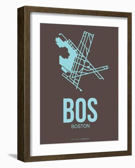 Bos Boston Poster 2-NaxArt-Framed Art Print