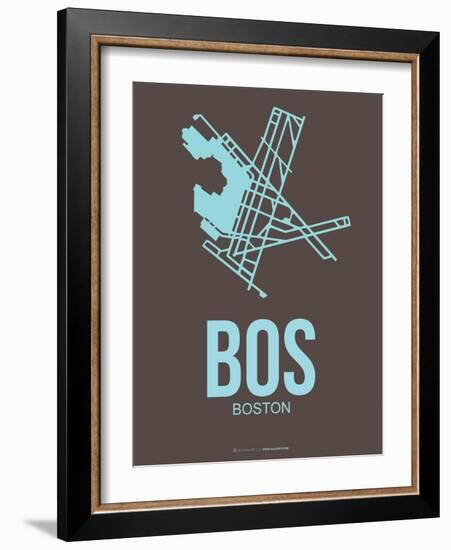 Bos Boston Poster 2-NaxArt-Framed Art Print