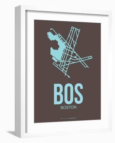 Bos Boston Poster 2-NaxArt-Framed Art Print