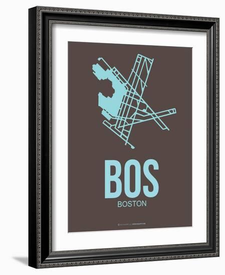 Bos Boston Poster 2-NaxArt-Framed Art Print