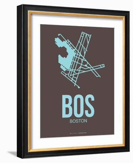 Bos Boston Poster 2-NaxArt-Framed Art Print