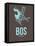 Bos Boston Poster 2-NaxArt-Framed Stretched Canvas