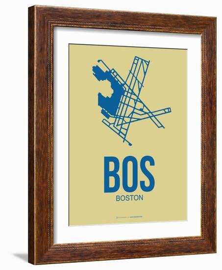 Bos Boston Poster 3-NaxArt-Framed Art Print