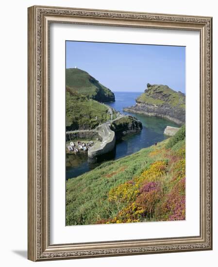 Boscastle Harbour, Boscastle, Cornwall, England, United Kingdom-Roy Rainford-Framed Photographic Print