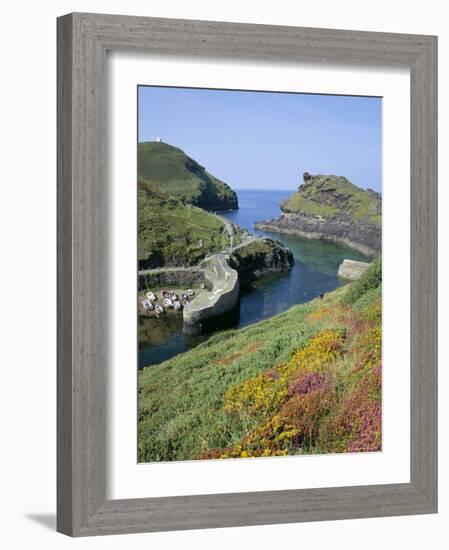 Boscastle Harbour, Boscastle, Cornwall, England, United Kingdom-Roy Rainford-Framed Photographic Print