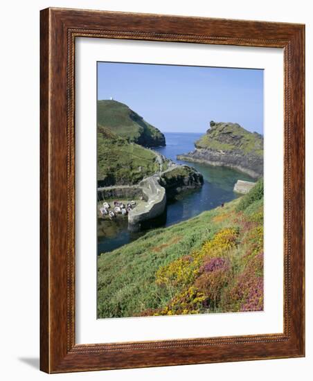 Boscastle Harbour, Boscastle, Cornwall, England, United Kingdom-Roy Rainford-Framed Photographic Print