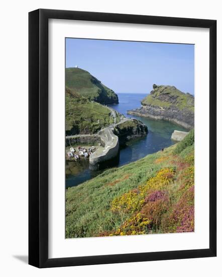 Boscastle Harbour, Boscastle, Cornwall, England, United Kingdom-Roy Rainford-Framed Photographic Print