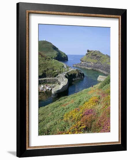 Boscastle Harbour, Boscastle, Cornwall, England, United Kingdom-Roy Rainford-Framed Photographic Print
