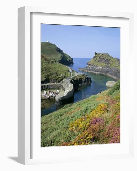 Boscastle Harbour, Boscastle, Cornwall, England, United Kingdom-Roy Rainford-Framed Photographic Print