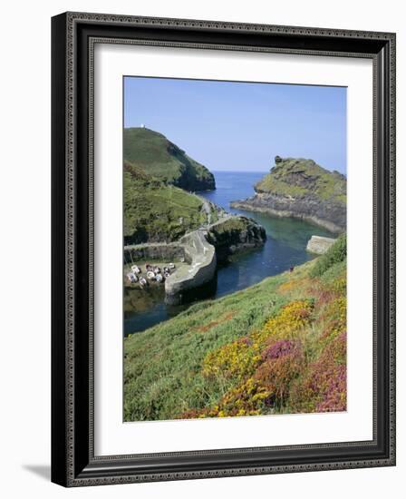 Boscastle Harbour, Boscastle, Cornwall, England, United Kingdom-Roy Rainford-Framed Photographic Print