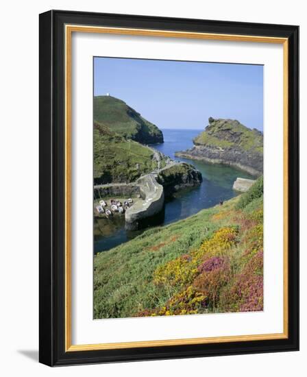 Boscastle Harbour, Boscastle, Cornwall, England, United Kingdom-Roy Rainford-Framed Photographic Print