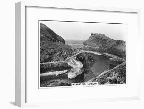 Boscastle Harbour, Cornwall, 1937-null-Framed Giclee Print