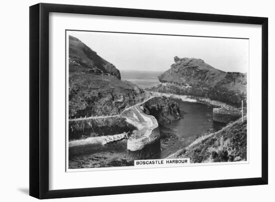 Boscastle Harbour, Cornwall, 1937-null-Framed Giclee Print